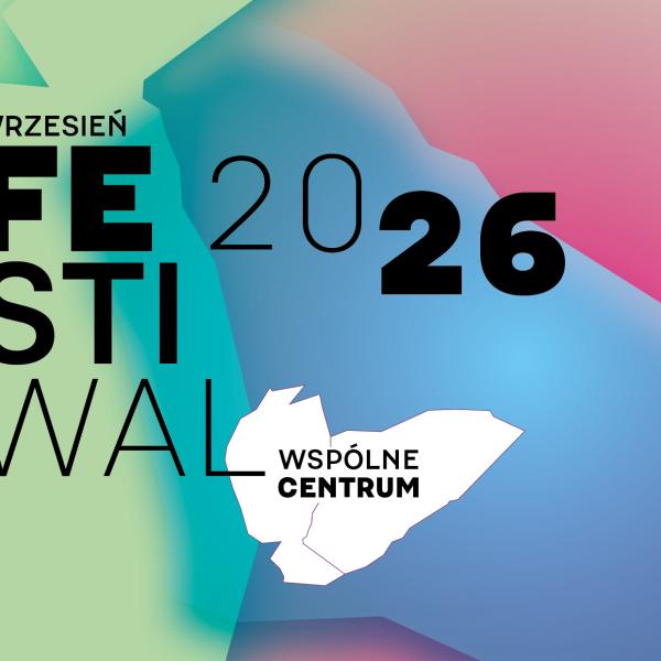 bener infomujący o festiwalu wspólne centrum - logo projektu