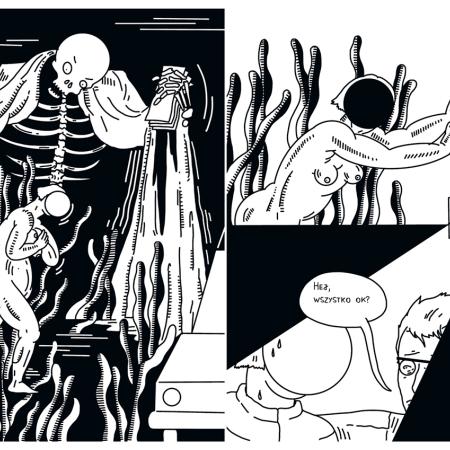 plansza z komiksu "Opowieści aborcyjne"