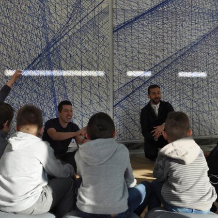 Oprowadzanie dzieci po wystawie 2