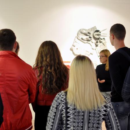 Oprowadzanie po  Salonie Jesiennym 