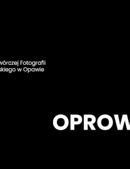 baner informujący o oprowadzaniach w galerii. nazwa 