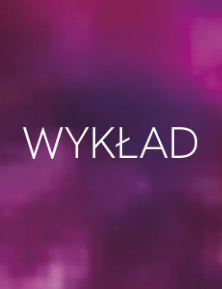 baner informacyjny z hasłem wykład 