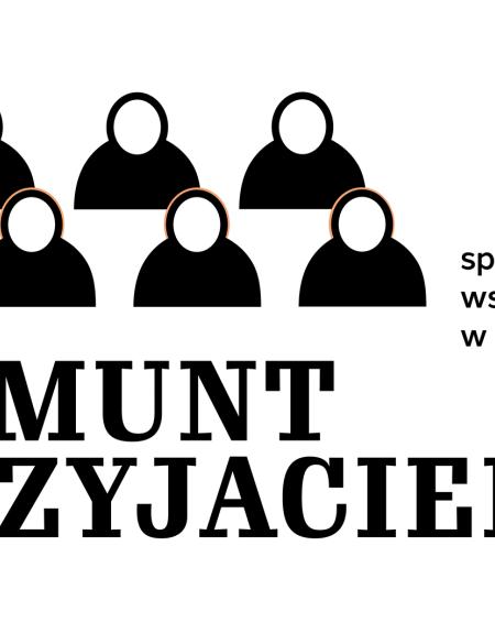 banerek informacyjny, napis: zygmunt i przyjaciele, spotkaniewspominkowe, w tle zarys postaci 