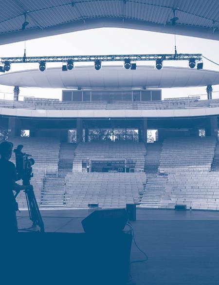 zdjęcie amfiteatru w opolu z perspektywy sceny