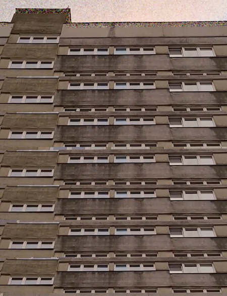 fotos z filmu Kozłowska, widok na blok