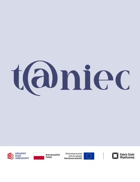 baner informacyjny Taniec, loga kpo