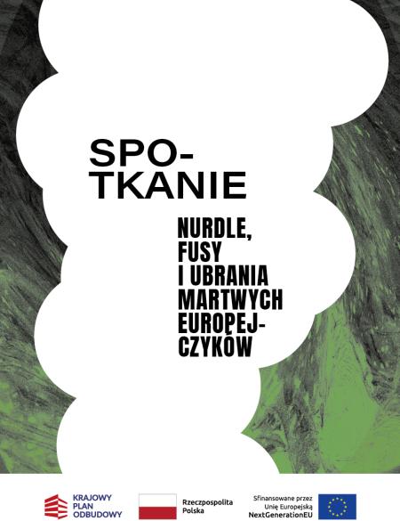 banerek informacyjny, napis: spotkanie na wystawie