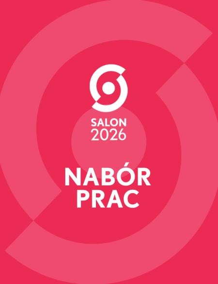 baner nabór na salon wiosenny 2026, czerwone tło 