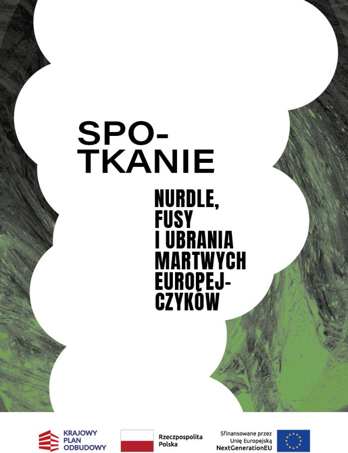 banerek informacyjny, napis: spotkanie na wystawie