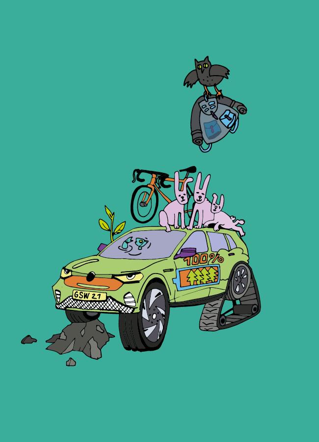 baner - ilustracja ukazująca pojazd 