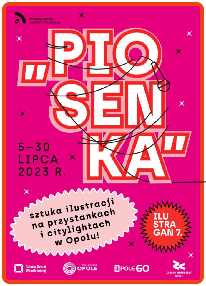 baner z napisem ILUSTRAGAN 7. Piosenka