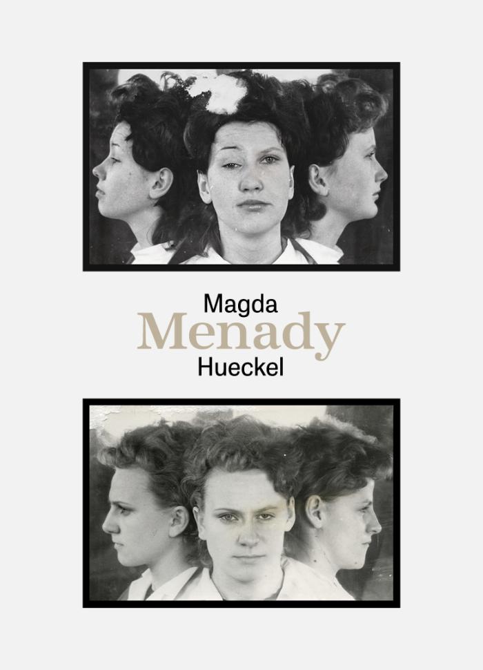 baner informacyjny o wystawie, zdjęcie trzech  kobiet, tytuł. 