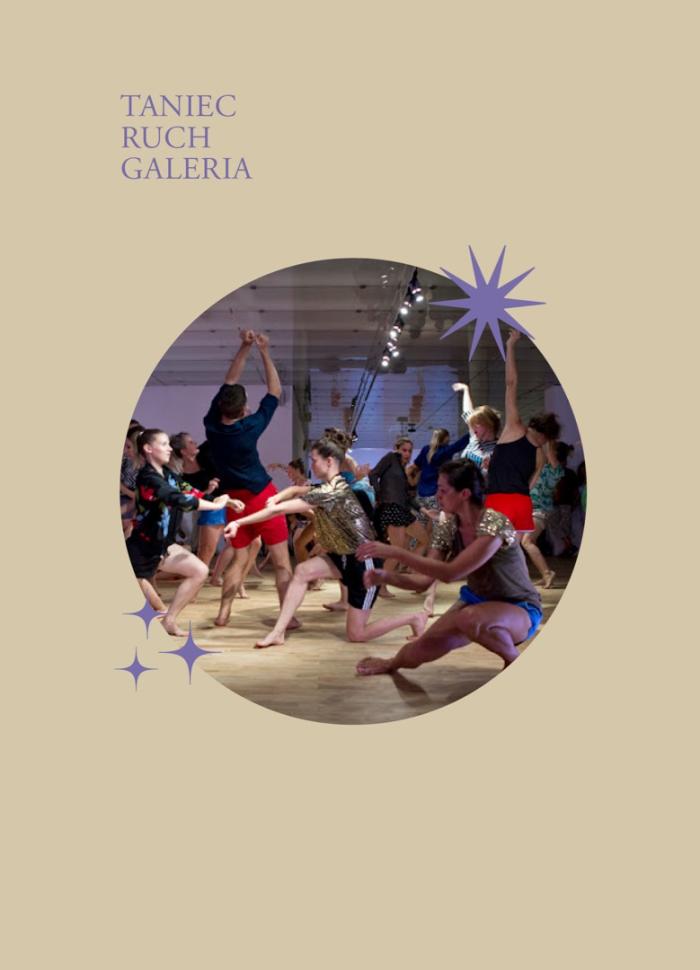 baner przedstawiający tańcząca grupę ludzi