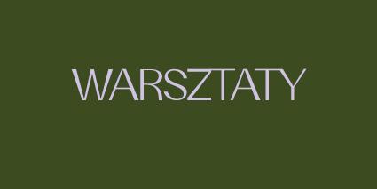 warsztaty napis 