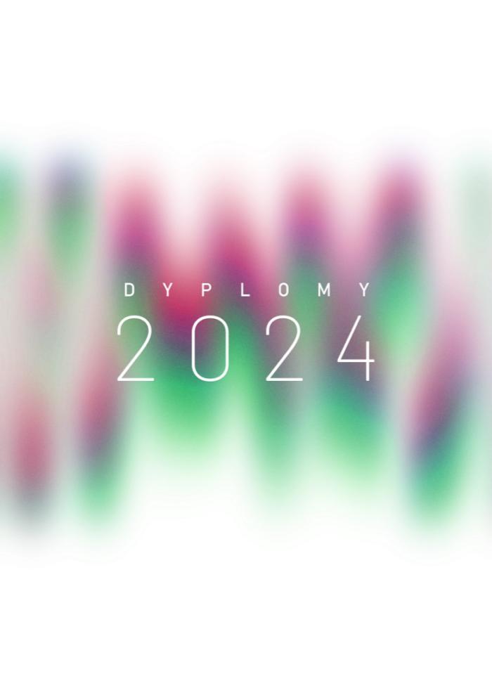 abstrakcyjna grafika, napis dyplomy