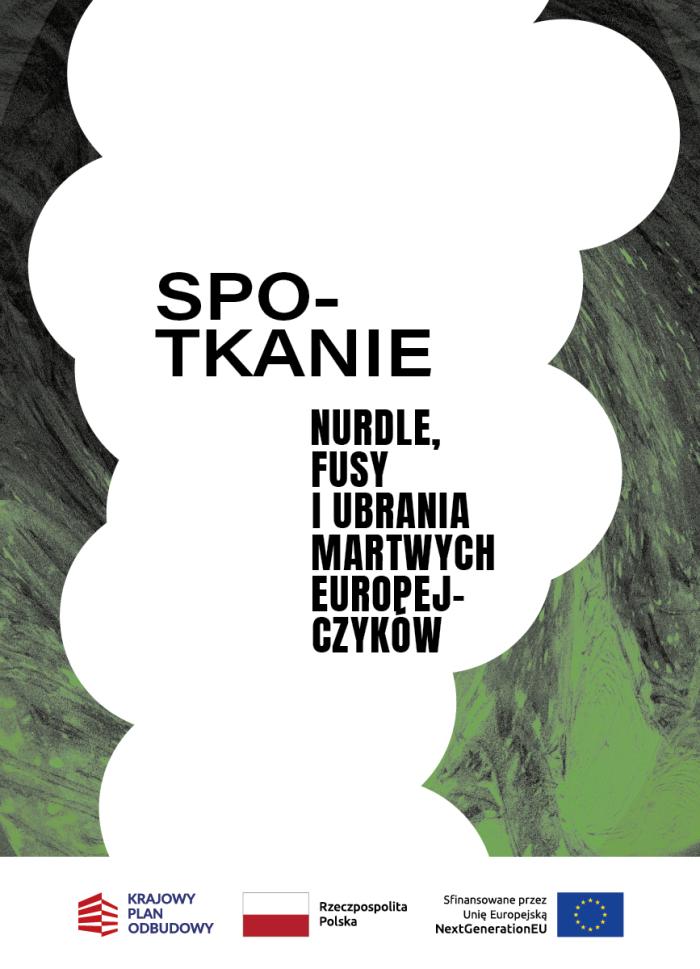 banerek informacyjny, napis: spotkanie na wystawie