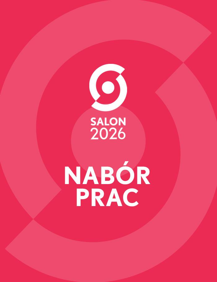 baner nabór na salon wiosenny 2026, czerwone tło 