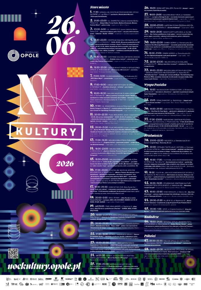 plakat nocy kultury w opolu